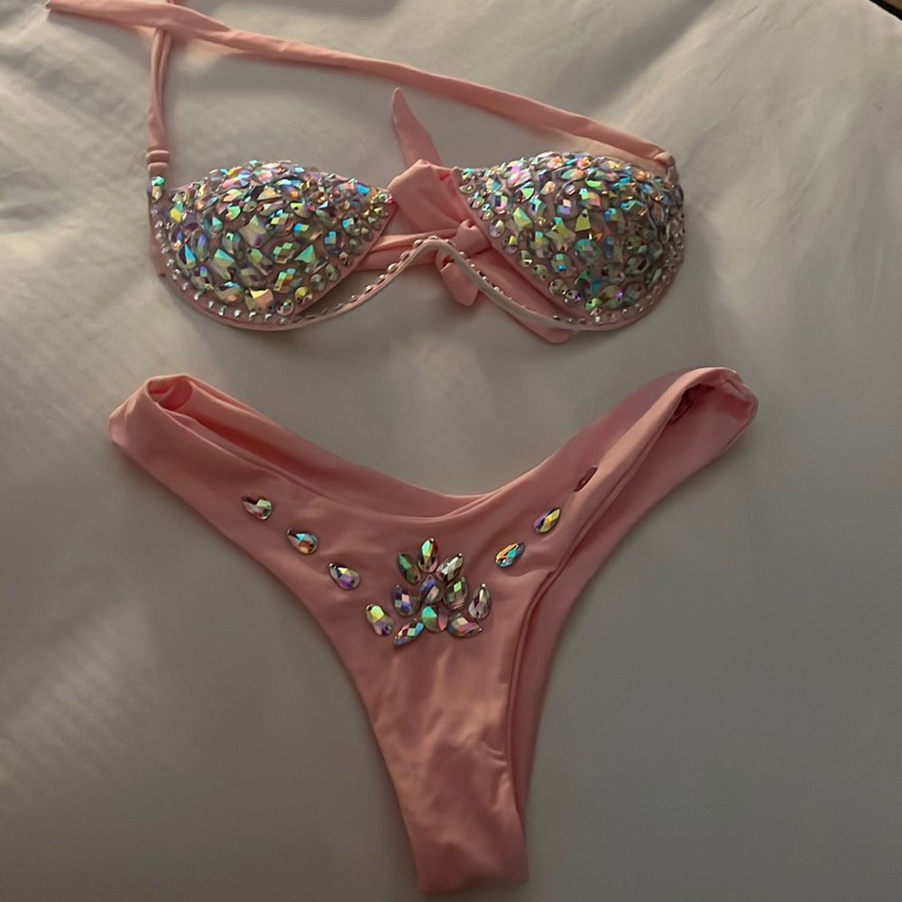 RHINESTONE BIKINI SET